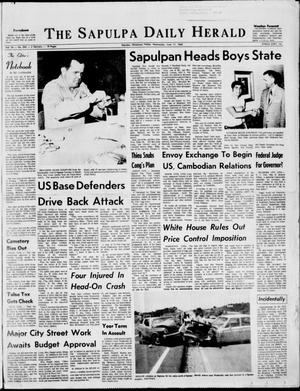 The Sapulpa Daily Herald (Sapulpa, Okla.), Vol. 54, No. 243, Ed. 1 Wednesday, June 11, 1969