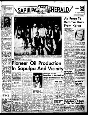 Sapulpa Daily Herald (Sapulpa, Okla.), Vol. 39, No. 303, Ed. 1 Thursday, August 26, 1954