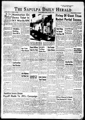 Primary view of object titled 'The Sapulpa Daily Herald (Sapulpa, Okla.), Vol. 50, No. 1, Ed. 1 Tuesday, September 1, 1964'.