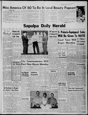 Sapulpa Daily Herald (Sapulpa, Okla.), Vol. 47, No. 201, Ed. 1 Sunday, May 6, 1962