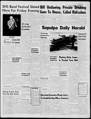 Sapulpa Daily Herald (Sapulpa, Okla.), Vol. 46, No. 205, Ed. 1 Thursday, May 11, 1961