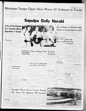 Sapulpa Daily Herald (Sapulpa, Okla.), Vol. 47, No. 56, Ed. 1 Wednesday, November 15, 1961