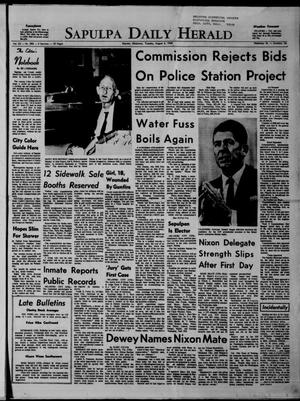 Sapulpa Daily Herald (Sapulpa, Okla.), Vol. 53, No. 280, Ed. 1 Tuesday, August 6, 1968