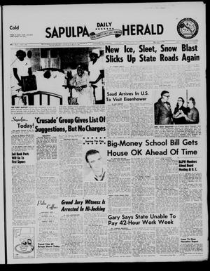 Sapulpa Daily Herald (Sapulpa, Okla.), Vol. 42, No. 125, Ed. 1 Tuesday, January 29, 1957