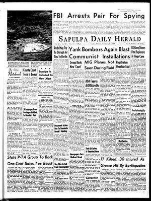 The Sapulpa Daily Herald (Sapulpa, Okla.), Vol. 50, No. 185, Ed. 1 Monday, April 5, 1965