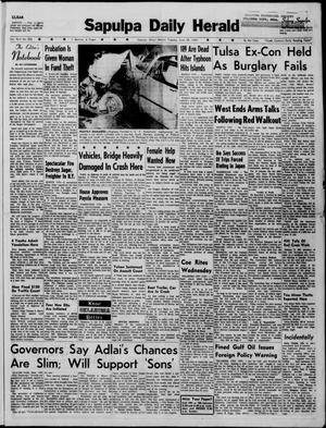 Sapulpa Daily Herald (Sapulpa, Okla.), Vol. 45, No. 255, Ed. 1 Tuesday, June 28, 1960