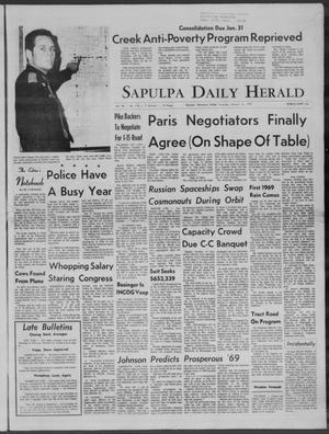 Sapulpa Daily Herald (Sapulpa, Okla.), Vol. 54, No. 118, Ed. 1 Thursday, January 16, 1969