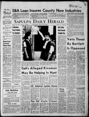Sapulpa Daily Herald (Sapulpa, Okla.), Vol. 53, No. 186, Ed. 1 Thursday, April 18, 1968