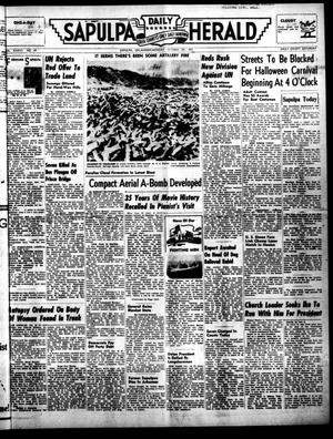Sapulpa Daily Herald (Sapulpa, Okla.), Vol. 37, No. 49, Ed. 1 Monday, October 29, 1951