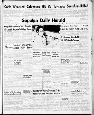 Primary view of object titled 'Sapulpa Daily Herald (Sapulpa, Okla.), Vol. 47, No. 1, Ed. 1 Tuesday, September 12, 1961'.