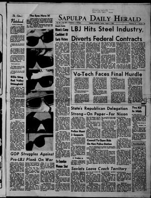 Sapulpa Daily Herald (Sapulpa, Okla.), Vol. 53, No. 278, Ed. 1 Sunday, August 4, 1968