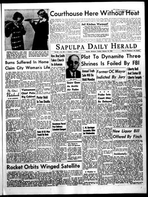 The Sapulpa Daily Herald (Sapulpa, Okla.), Vol. 50, No. 144, Ed. 1 Tuesday, February 16, 1965