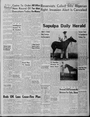 Sapulpa Daily Herald (Sapulpa, Okla.), Vol. 46, No. 190, Ed. 1 Monday, April 24, 1961