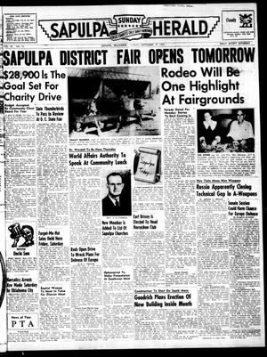 Sapulpa Sunday Herald (Sapulpa, Okla.), Vol. 40, No. 15, Ed. 1 Sunday, September 19, 1954