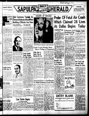 Sapulpa Daily Herald (Sapulpa, Okla.), Vol. 36, No. 76, Ed. 1 Wednesday, November 30, 1949