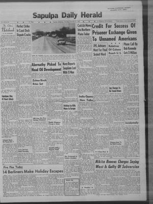 Sapulpa Daily Herald (Sapulpa, Okla.), Vol. 48, No. 89, Ed. 1 Thursday, December 27, 1962