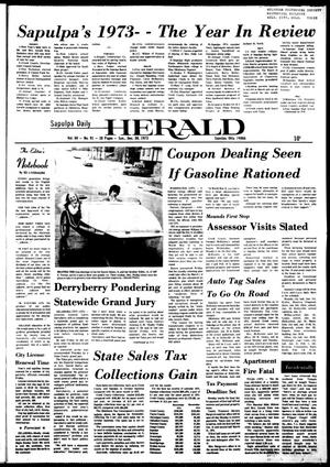 Sapulpa Daily Herald (Sapulpa, Okla.), Vol. 60, No. 91, Ed. 1 Sunday, December 30, 1973