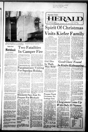 Sapulpa Daily Herald (Sapulpa, Okla.), Vol. 66, No. 87, Ed. 1 Wednesday, December 26, 1979