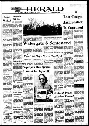 Sapulpa Daily Herald (Sapulpa, Okla.), Vol. 60, No. 49, Ed. 1 Friday, November 9, 1973