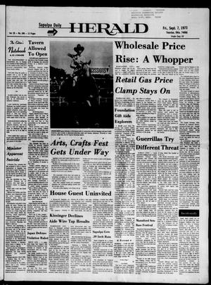 Sapulpa Daily Herald (Sapulpa, Okla.), Vol. 59, No. 306, Ed. 1 Friday, September 7, 1973