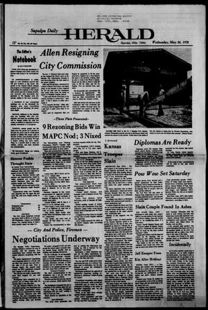Sapulpa Daily Herald (Sapulpa, Okla.), Vol. 64, No. 215, Ed. 1 Wednesday, May 24, 1978