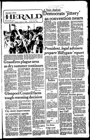 Sapulpa Daily Herald (Sapulpa, Okla.), Vol. 66, No. 275, Ed. 1 Sunday, August 3, 1980