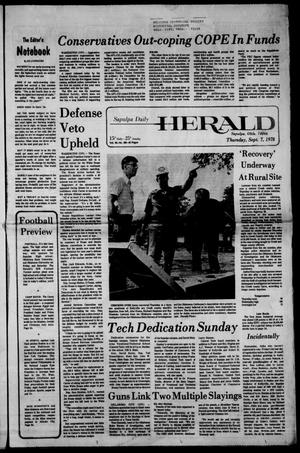Sapulpa Daily Herald (Sapulpa, Okla.), Vol. 64, No. 305, Ed. 1 Thursday, September 7, 1978