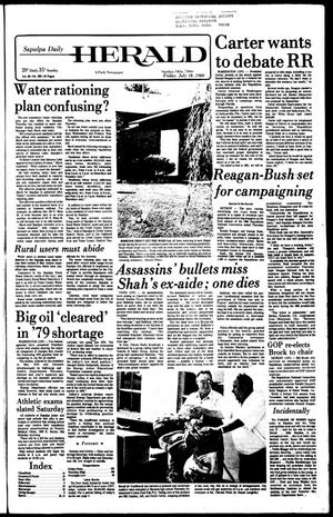 Sapulpa Daily Herald (Sapulpa, Okla.), Vol. 66, No. 262, Ed. 1 Friday, July 18, 1980