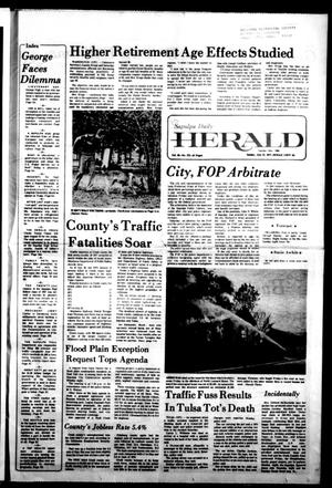 Primary view of object titled 'Sapulpa Daily Herald (Sapulpa, Okla.), Vol. 63, No. 272, Ed. 1 Sunday, July 31, 1977'.
