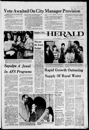 Sapulpa Daily Herald (Sapulpa, Okla.), Vol. 61, No. 126, Ed. 1 Sunday, February 9, 1975