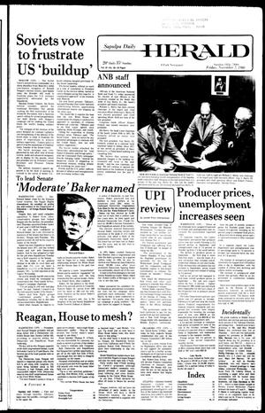 Sapulpa Daily Herald (Sapulpa, Okla.), Vol. 67, No. 48, Ed. 1 Friday, November 7, 1980