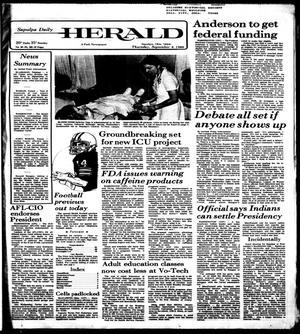 Sapulpa Daily Herald (Sapulpa, Okla.), Vol. 66, No. 303, Ed. 1 Thursday, September 4, 1980