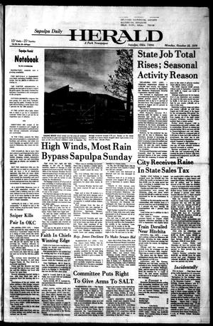 Sapulpa Daily Herald (Sapulpa, Okla.), Vol. 66, No. 33, Ed. 1 Monday, October 22, 1979