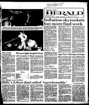 Sapulpa Daily Herald (Sapulpa, Okla.), Vol. 66, No. 304, Ed. 1 Friday, September 5, 1980