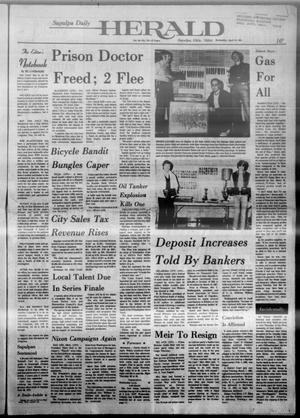 Sapulpa Daily Herald (Sapulpa, Okla.), Vol. 60, No. 178, Ed. 1 Wednesday, April 10, 1974
