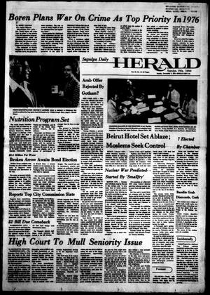 Sapulpa Daily Herald (Sapulpa, Okla.), Vol. 62, No. 43, Ed. 1 Sunday, November 2, 1975