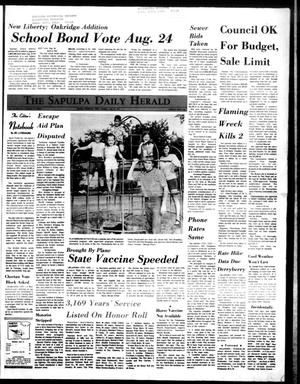 The Sapulpa Daily Herald (Sapulpa, Okla.), Vol. 57, No. 274, Ed. 1 Tuesday, July 20, 1971