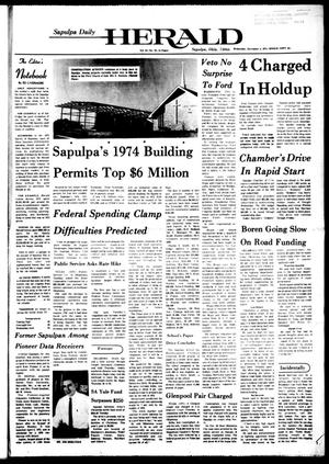 Sapulpa Daily Herald (Sapulpa, Okla.), Vol. 61, No. 70, Ed. 1 Wednesday, December 4, 1974