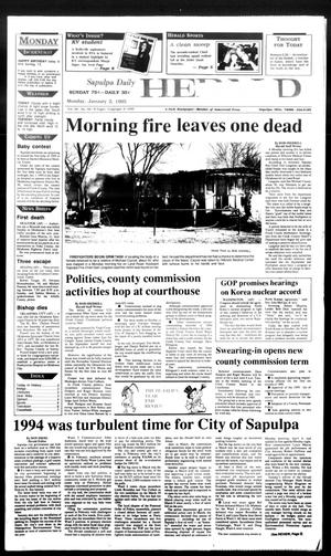 Sapulpa Daily Herald (Sapulpa, Okla.), Vol. 81, No. 94, Ed. 1 Monday, January 2, 1995