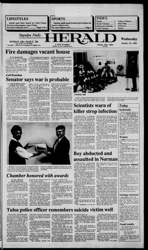 Sapulpa Daily Herald (Sapulpa, Okla.), Vol. 77, No. 35, Ed. 1 Wednesday, October 24, 1990