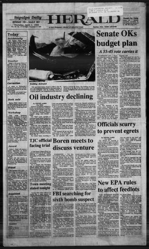 Sapulpa Daily Herald (Sapulpa, Okla.), Vol. 79, No. 171, Ed. 1 Thursday, April 1, 1993