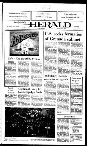 Sapulpa Daily Herald (Sapulpa, Okla.), Vol. 70, No. 41, Ed. 1 Monday, October 31, 1983