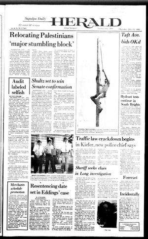 Sapulpa Daily Herald (Sapulpa, Okla.), Vol. 68, No. 259, Ed. 1 Thursday, July 15, 1982