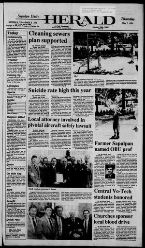 Sapulpa Daily Herald (Sapulpa, Okla.), Vol. 78, No. 202, Ed. 1 Thursday, May 7, 1992