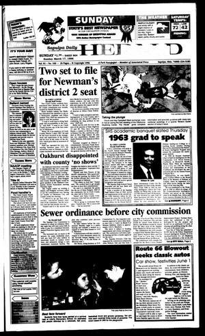 Sapulpa Daily Herald (Sapulpa, Okla.), Vol. 82, No. 159, Ed. 1 Sunday, March 17, 1996