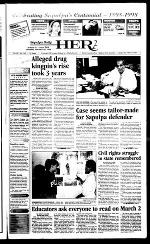 Sapulpa Daily Herald (Sapulpa, Okla.), Vol. 83, No. 141, Ed. 1 Thursday, February 26, 1998