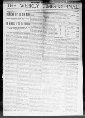 The Weekly Times-Journal. (Oklahoma City, Okla. Terr.), Vol. 12, No. 38, Ed. 1 Friday, January 4, 1901