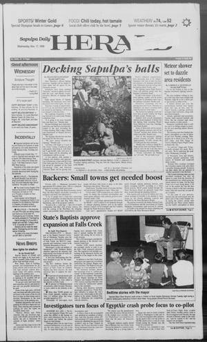 Sapulpa Daily Herald (Sapulpa, Okla.), Vol. 84, No. 55, Ed. 1 Wednesday, November 17, 1999