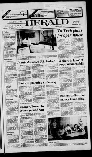 Sapulpa Daily Herald (Sapulpa, Okla.), Vol. 77, No. 126, Ed. 1 Friday, February 8, 1991