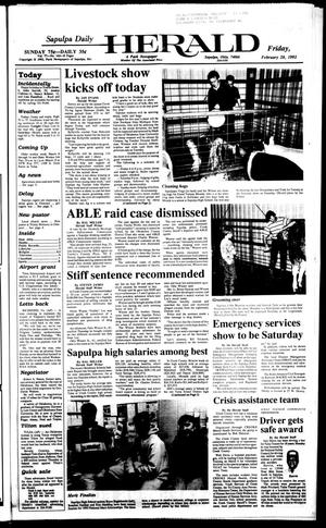 Sapulpa Daily Herald (Sapulpa, Okla.), Vol. 78, No. 143, Ed. 1 Friday, February 28, 1992